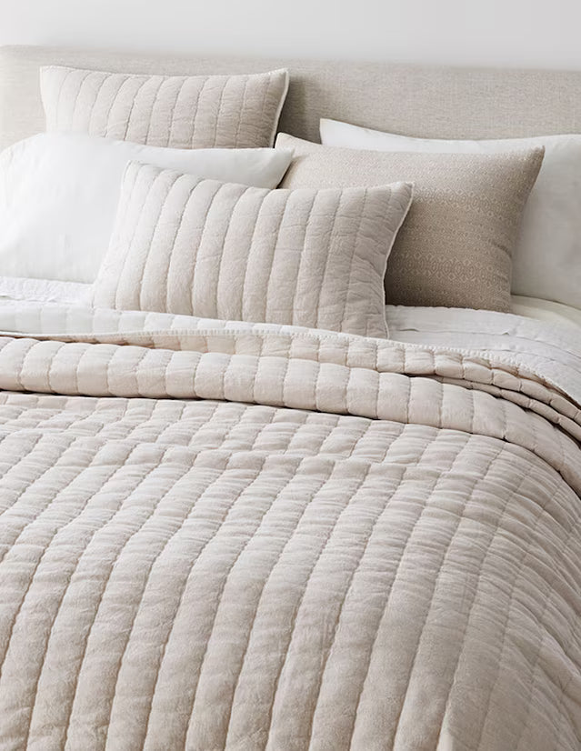 Colcha pick stitch West Elm