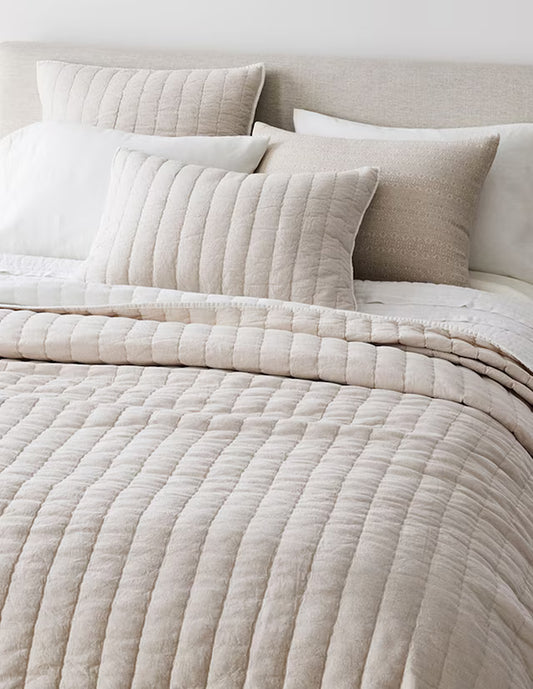 Colcha pick stitch West Elm