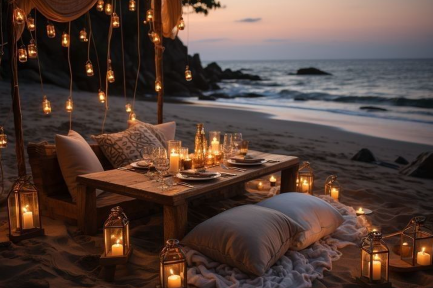 Cena Romántica en PHI PHI ISLANDS