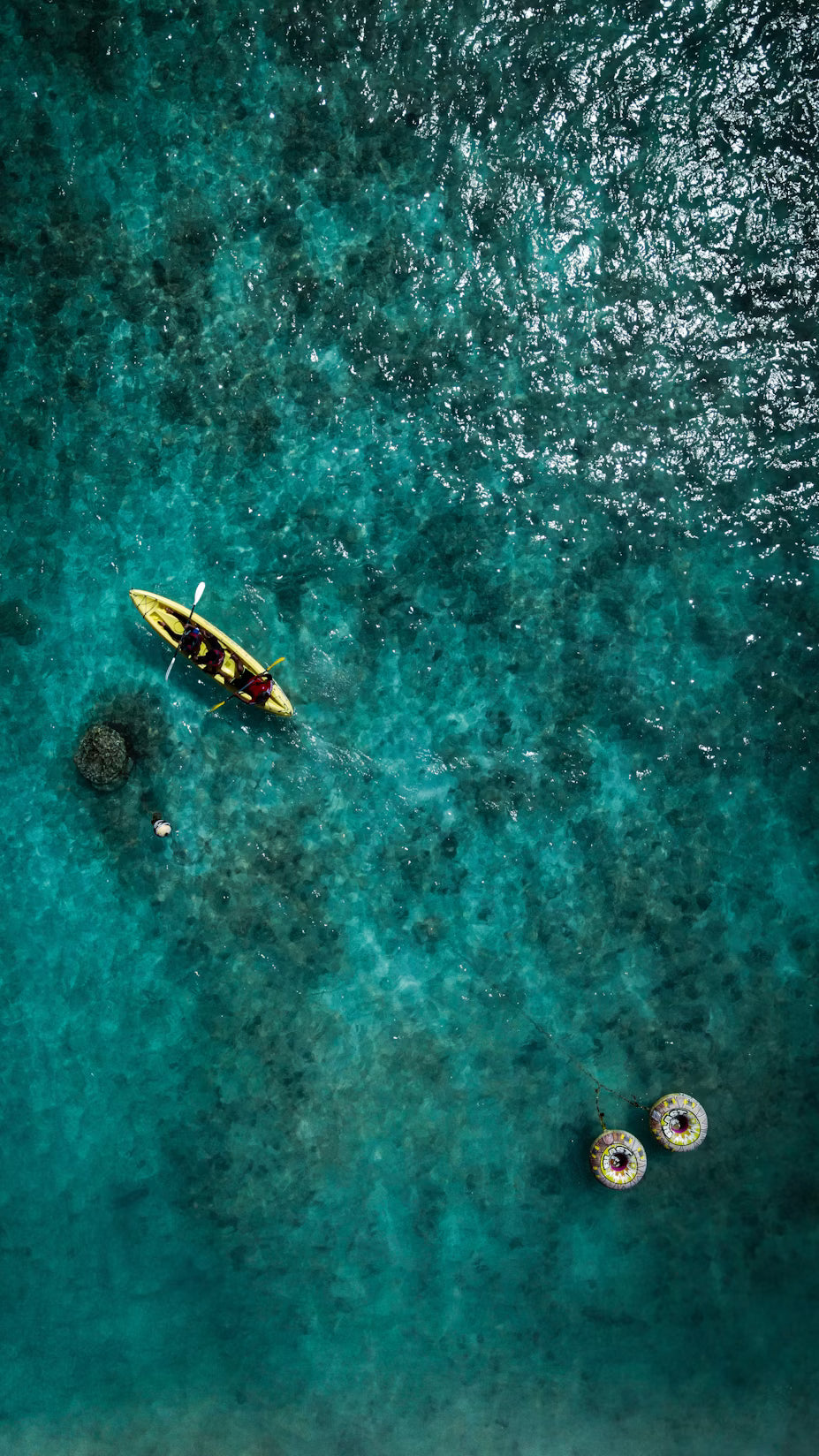Paseo en kayak por la laguna